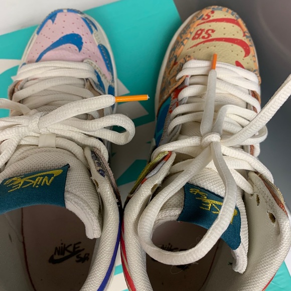 Nike SB Dunk High Thomas Campbell What The Dunk - Picture 4 of 9